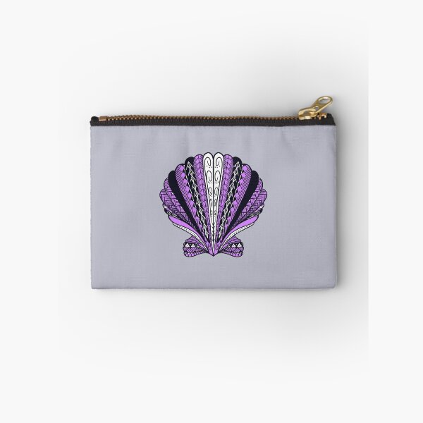 Item preview, Light Purple Tribal Clam Sea Shell  designed and sold by Steeb757.