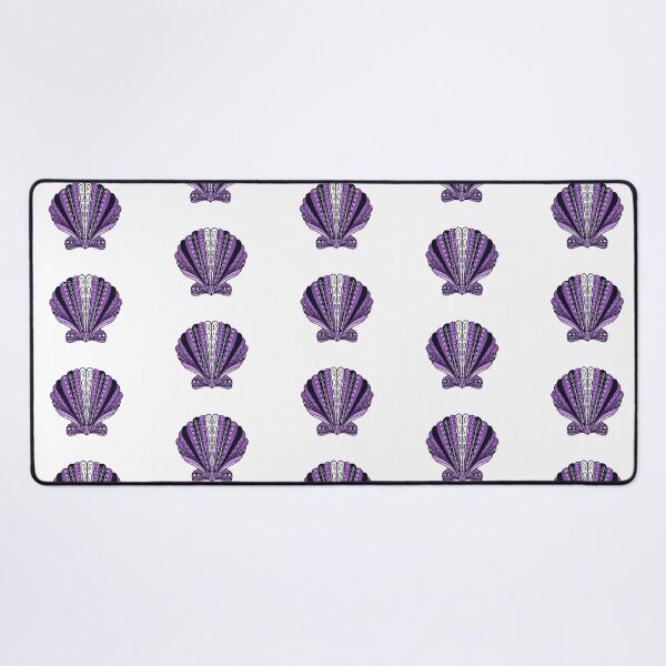 Item preview, Light Purple Tribal Clam Sea Shell  designed and sold by Steeb757.