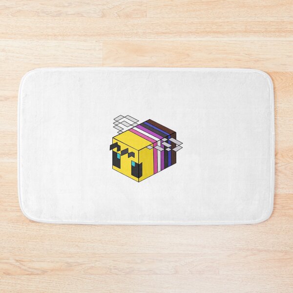 Item preview, Genderfluid Minecraft Bee designed and sold by Kyospherarts.