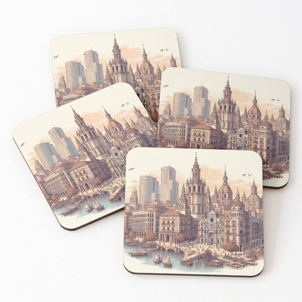 Item preview, old city designed and sold by laurazael.