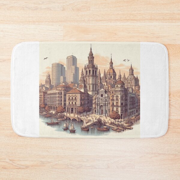 Item preview, old city designed and sold by laurazael.