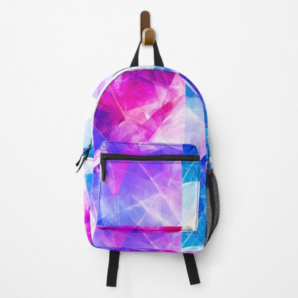 Item preview, Neon Abstract Geometric Art in Purples and Blues designed and sold by PixelReverb.