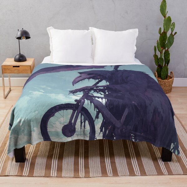 Item preview, Sad Reaper on a bike designed and sold by Nowshin Tasnim.