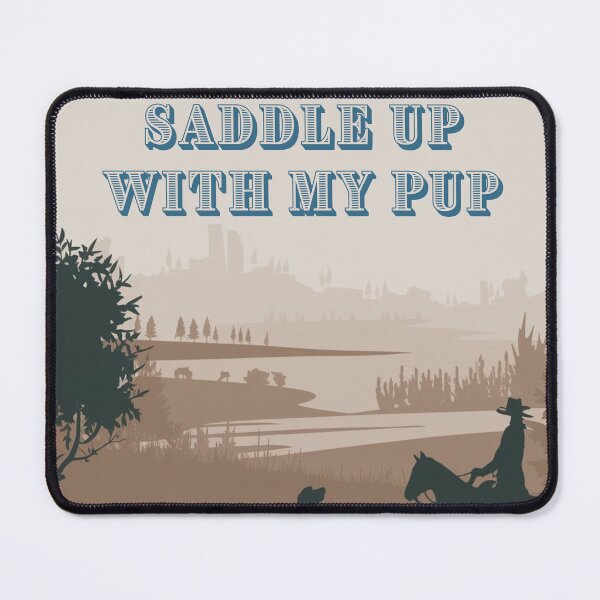 Item preview, Saddle Up With My Pup Boho Western Minimalist  designed and sold by WhalesongRetail.