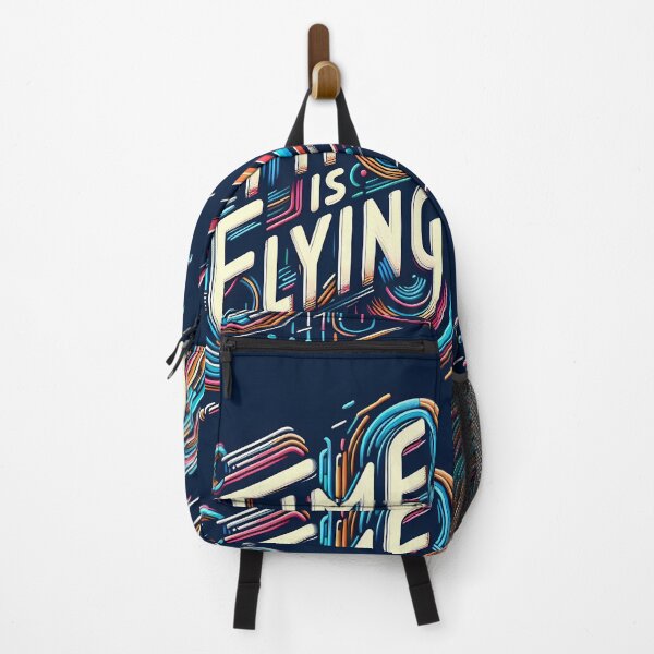 Item preview, Time is flying, typography designed and sold by maxmaj.