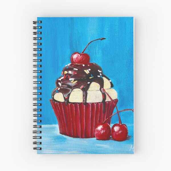 Item preview, Hand-Painted Acrylic Cupcake Dessert Bakery Design designed and sold by MelMarieArt.