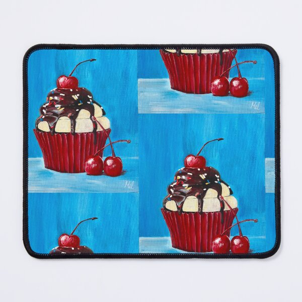 Item preview, Hand-Painted Acrylic Cupcake Dessert Bakery Design designed and sold by MelMarieArt.