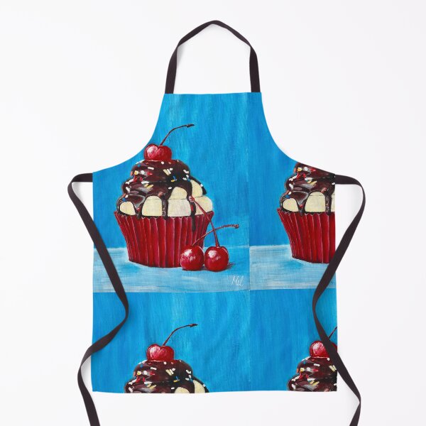 Item preview, Hand-Painted Acrylic Cupcake Dessert Bakery Design designed and sold by MelMarieArt.