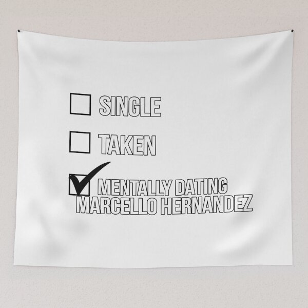 Item preview, Single, Taken, Mentally Dating Marcello Hernandez designed and sold by deluluhaze.