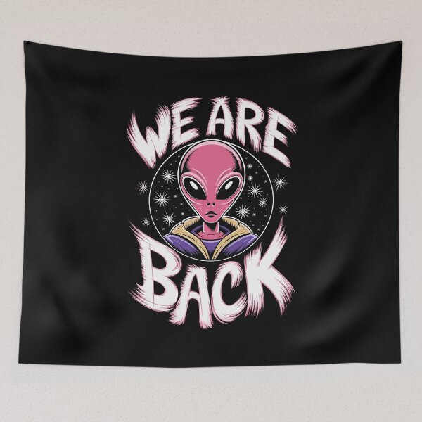Item preview, "We Are Back" Alien – 70s Rock Poster designed and sold by paulo silveira.