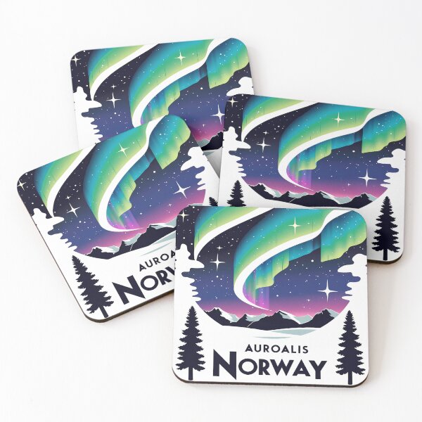 Item preview, Aurora Borealis Norway T-Shirt for Kids – Magical Northern Lights Adventure! designed and sold by LoliDesignShop.