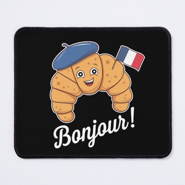 Item preview, Bonjour Croissant - Celebrate National Croissant Day designed and sold by Serbin.