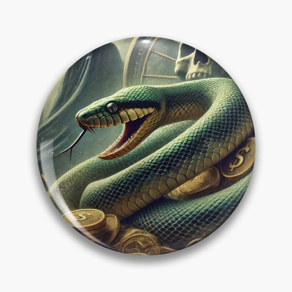 Item preview, "Serpent of Wealth and Mortality" designed and sold by TrackHead.