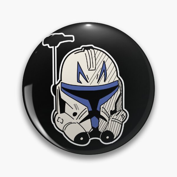 Item preview, Captain Rex Helmet Sticker designed and sold by BliftArtStudio.