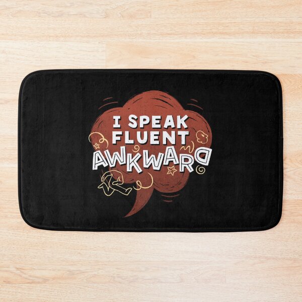 Item preview, I Speak Fluent Awkward - Funny Sarcasm Lettering Dark Humor Gift designed and sold by koalateess.