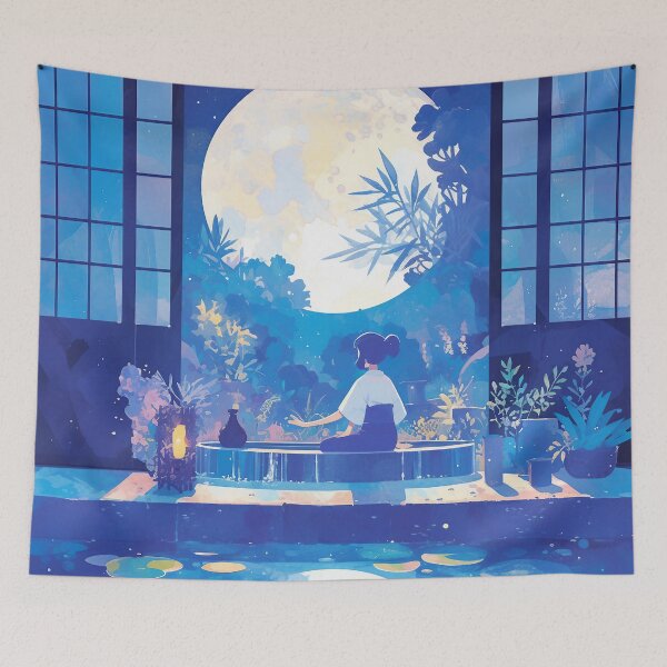 Item preview, Cozy Evening Illustration designed and sold by Nowshin Tasnim.