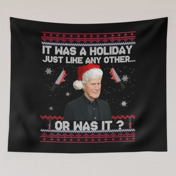 Item preview, Keith Morrison christmas sweater True Crime Ugly Christmas Sweaterit was a holiday,just like any other  Party Sweatshirt True Crime Ugly Sweater Funny Christmas Sweater designed and sold by ArtfulWolves.