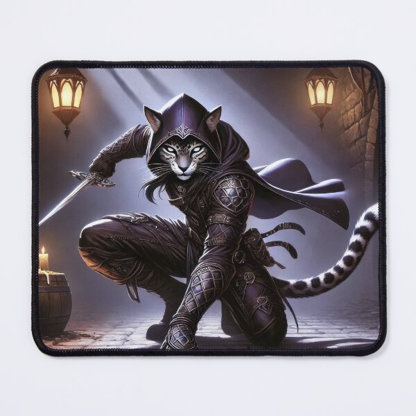 Item preview, Tabaxi Assassin Rogue designed and sold by Johnny MeatShield.