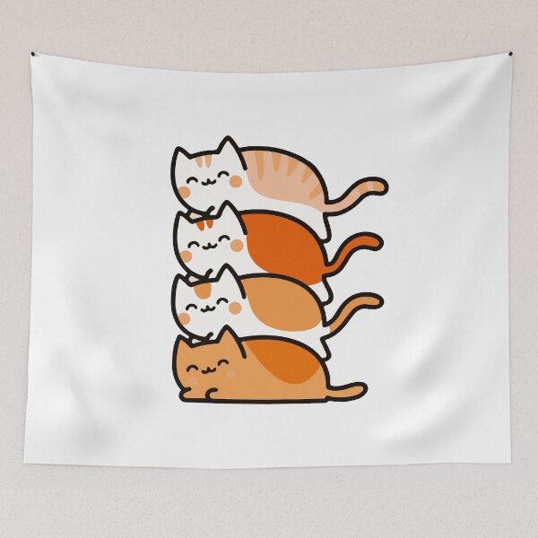 Item preview, Pyramid of Happy Cats: A Tower of Feline Joy designed and sold by Timegraf.