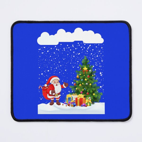 Item preview, Christmas Snowfall Xmas tree festive snowflakes Santa Claus designed and sold by Artstastic.