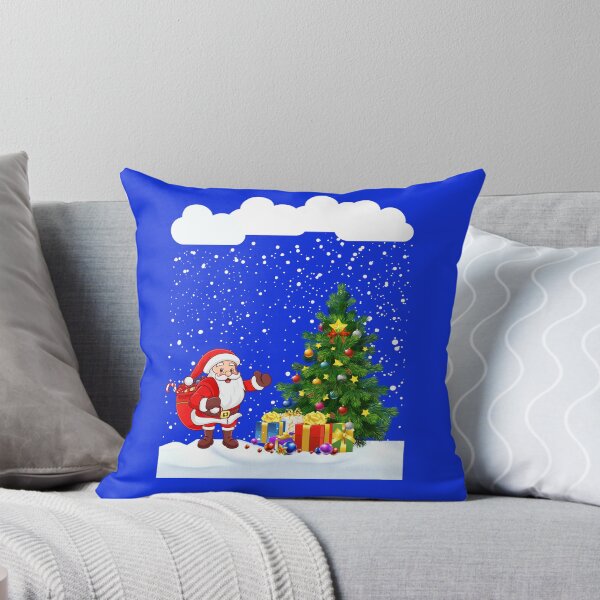 Item preview, Christmas Snowfall Xmas tree festive snowflakes Santa Claus  designed and sold by Artstastic.
