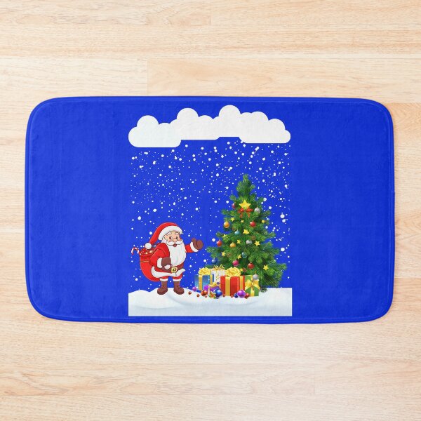 Item preview, Christmas Snowfall Xmas tree festive snowflakes Santa Claus  designed and sold by Artstastic.