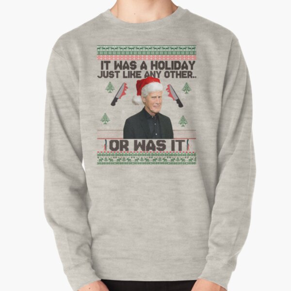 Artikel-Vorschau von Keith Morrison Weihnachtspullover True Crime Ugly Christmas Sweater, es war ein Feiertag, genau wie jeder andere Party-Sweatshirt, True Crime Ugly Sweater, Lustiger Weihnachtspullover, designt und verkauft von ArtfulWolves.