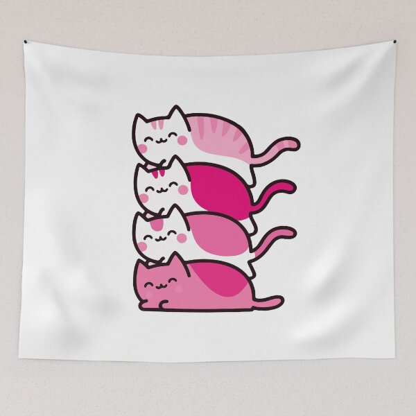 Item preview, Pyramid of Happy Cats: A Tower of Feline Joy designed and sold by Timegraf.