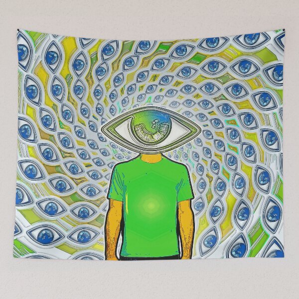 Item preview, TechnicolourEyemanBurst2 designed and sold by Klaus Bremner (Autotelic Art).