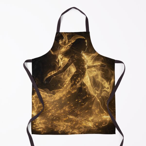 Item preview, Golden Spirit - Ethereal Dancer in Light and Smoke designed and sold by BeautyPulse.
