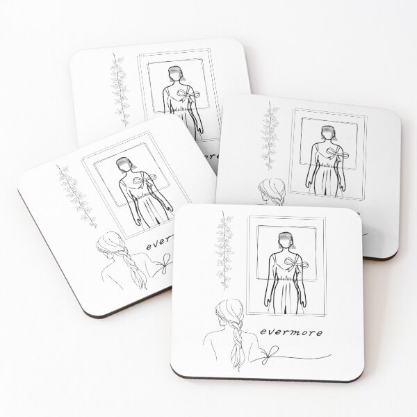 Item preview, Taylor Evermore Album Eras Tour Black and White designed and sold by ModernintheMix.