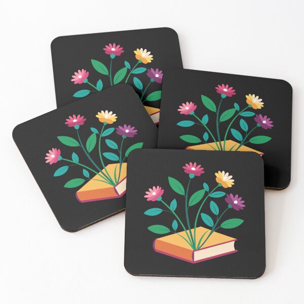 Item preview, Books and Flowers designed and sold by GraphicsClub.