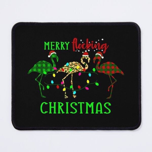 Item preview, ugly christmas flamingo plaid leopard designed and sold by Gossip Rag.