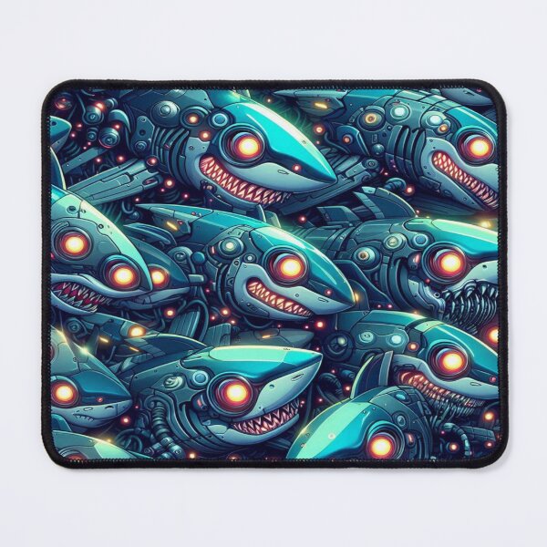Item preview, Enjambre de tiburones robóticos designed and sold by Imaginarium of Chaos falcon88 .