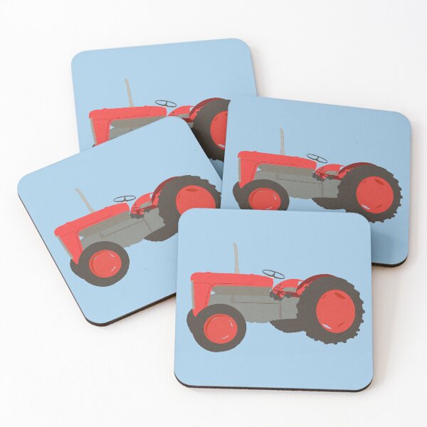 Item preview, Red Tractor Illustration_No.01 designed and sold by SEADOGPRINTS.