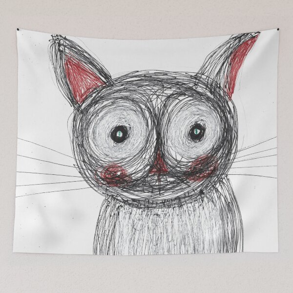 Item preview, Curiosity Cat designed and sold by Peoples-Dog.