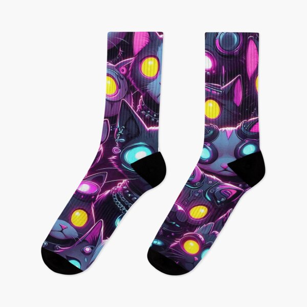 Item preview, Cyberpunk Cats Crowd designed and sold by Imaginarium of Chaos falcon88 .