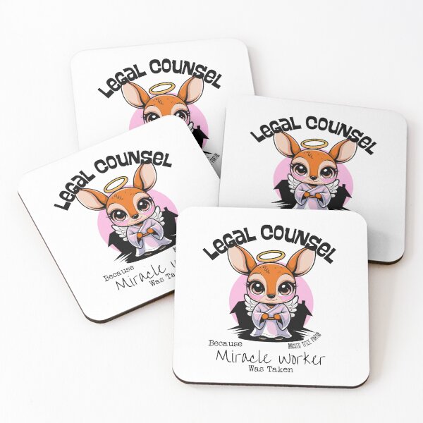 Item preview, Legal Counsel Because Miracle Worker Was Taken - Angel Deer designed and sold by Wicked Title.