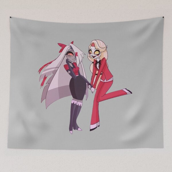 Item preview, Hazbin Hotel Vaggie & Charlie designed and sold by themoodysociety.