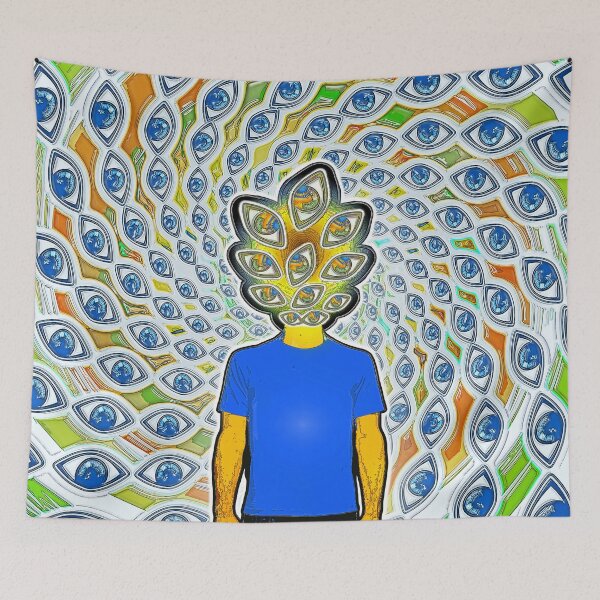 Item preview, TechnicolourMuliEyemanBurst3 designed and sold by Klaus Bremner (Autotelic Art).