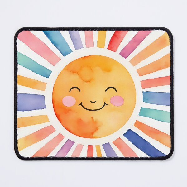Item preview, Watercolor Sun Poster, Watercolor Nursery Prints Girl, Nursery Wall Art, Sun Wall Art Print, Girls Room Decor Aesthetic | Playroom Printable designed and sold by apixelwall.