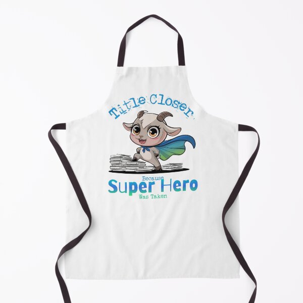 Item preview, Title Closer Because Super Hero Was Taken - Goat Superhero designed and sold by Wicked Title.