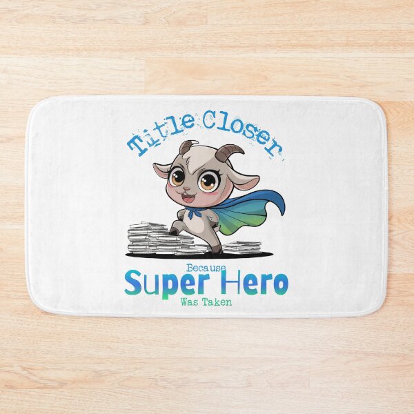 Item preview, Title Closer Because Super Hero Was Taken - Goat Superhero designed and sold by Wicked Title.