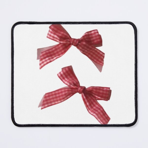 Item preview, Coquette red gingham bow designed and sold by Pixiedrop.