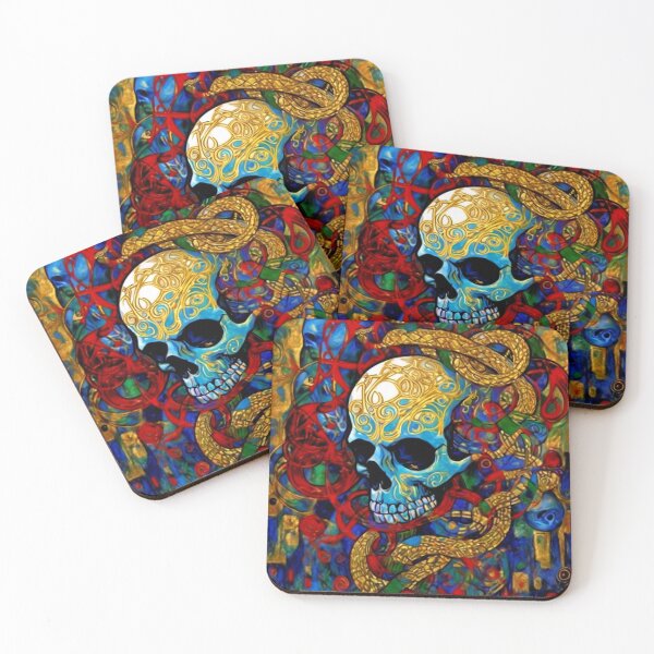 Item preview, Skull Serpents Art designed and sold by TheDarkWardrobe.