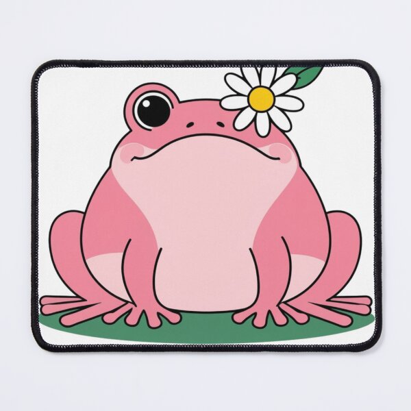 Item preview, Pink Daisy Frog - Cute Floral Frog Design designed and sold by haitrieuic96.
