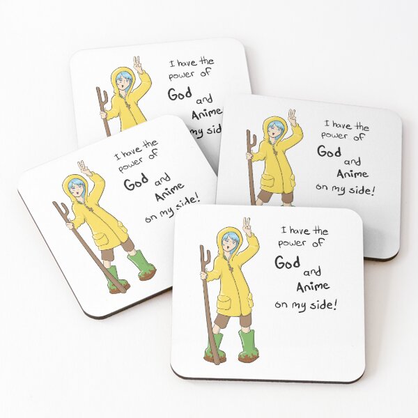 Item preview, Luce Catholic Mascot Jubilee 2025 I have the power of God and Anime on my side! designed and sold by KatelynMitalski.