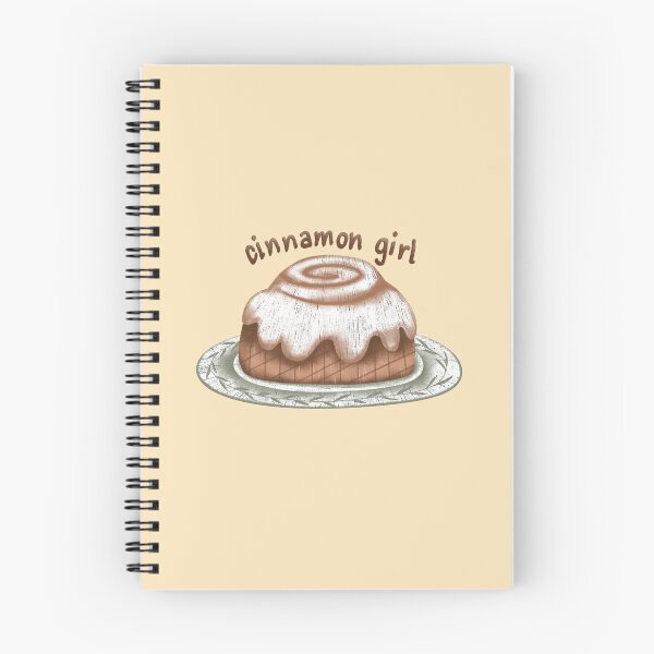 Item preview, Cinnamon roll on plate designed and sold by pinkyfish1010.