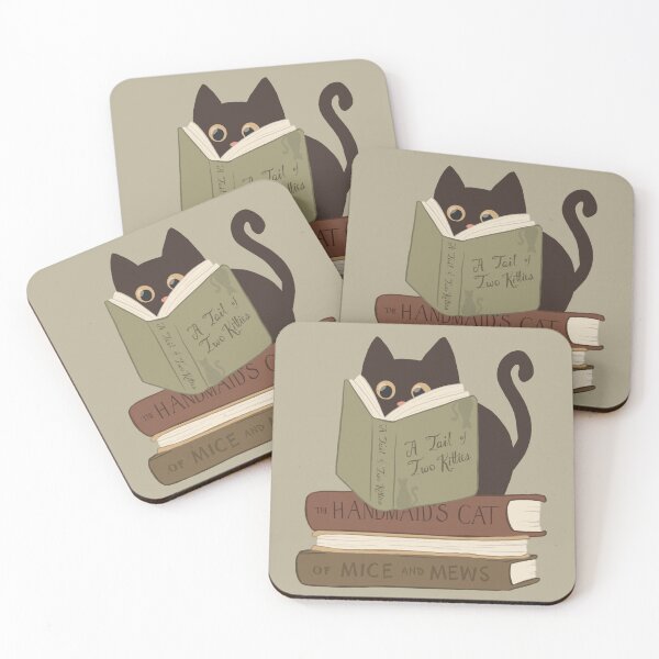 Item preview, Cat Reading Classics designed and sold by ninasafranski.