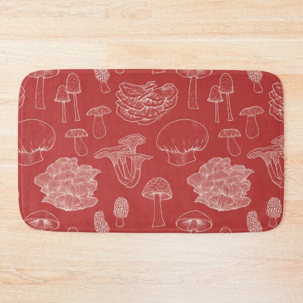 Item preview, Red Mushroom Pattern designed and sold by Elizabeth Weglein.